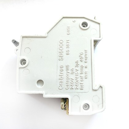 Crabtree SB6000 10A 10 Amp MCB Circuit Breaker Type 1